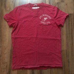 Abercrombie & Fitch Dark Pink T Shirt